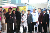 2008. 11. 15 청계천 장통교 (윤정희, 백건우님과  서예체험)