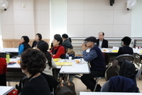 마을공동체 기반조성행사에서 발표하다.